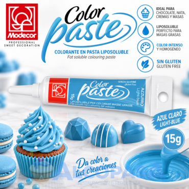 COLORANTE EN PASTA LIPOSOLUBLE AZUL (BOTE 15g)