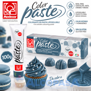 COLORANTE EN PASTA LIPOSOLUBLE AZUL JEAN (BOTE100g)