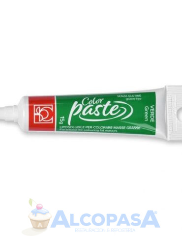 COLORANTE EN PASTA LIPOSOLUBLE VERDE (BOTE 15g)
