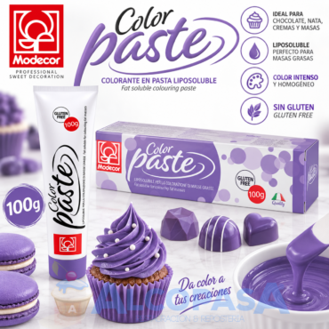 COLORANTE EN PASTA LIPOSOLUBLE VIOLETA (BOTE 100g)