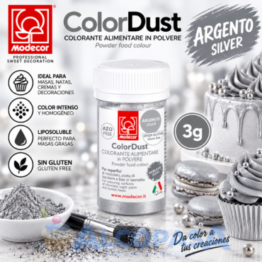 COLORANTE EN POLVO PLATA (BOTE 3g)