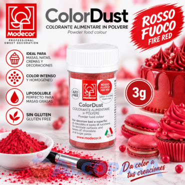 COLORANTE EN POLVO ROJO (BOTE 3g)