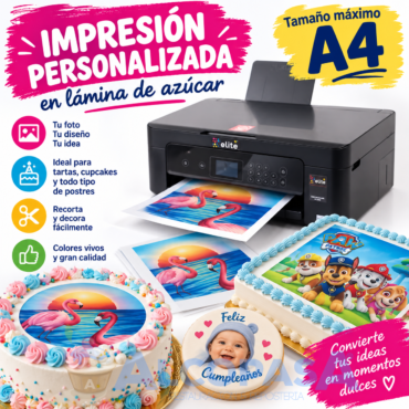 IMPRESIÓN PERSONALIZADA LAMINA AZÚCAR (Ud)