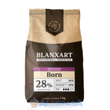 CHOCOLATE BLANCO BLANXART BORN 28% (BOLSA 5Kg)