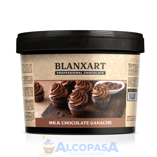 CREMA GANACHE MILK BLANXART (CUBO 6Kg)