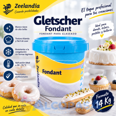 FONDANT GLETSCHER BLANCO (CUBO 14kg)