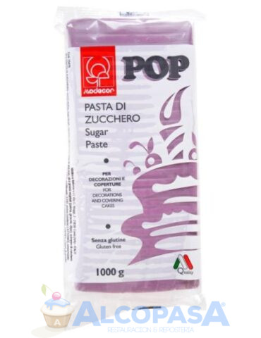 FONDANT LILA POP (BLOQUE 1Kg)