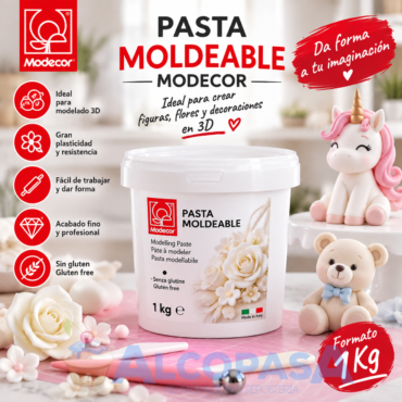 PASTA MOLDEABLE MODECOR 25696 (CUBO 1Kg)