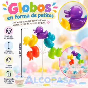 GLOBOS/PATOS DE PLÁSTICO (Ud)