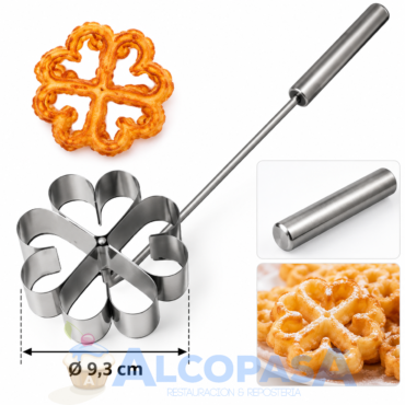 MOLDE FLORON INOXIDABLE Ø9,3cm (Ud)