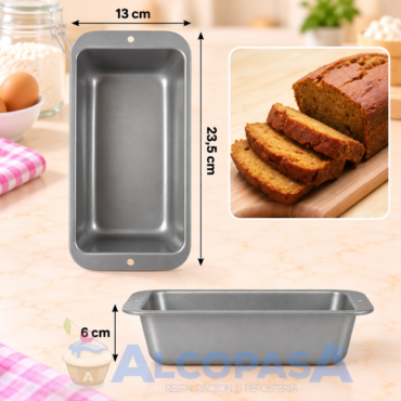 MOLDE PARA PAN DE MOLDE 23.5x13cm (Ud)