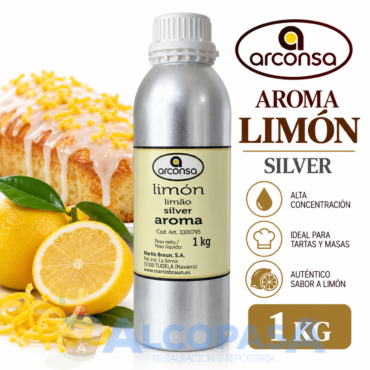 AROMA DE LIMÓN SILVER ARCONSA (BOTE 1Kg)