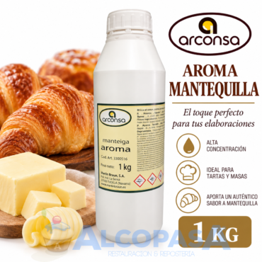 AROMA DE MANTEQUILLA ARCONSA (BOTE 1Kg)