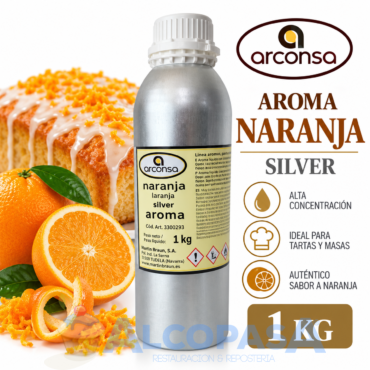 AROMA DE NARANJA SILVER ARCONSA (BOTE 1Kg)