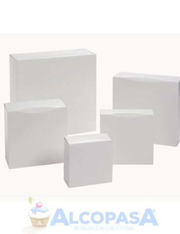 CAJAS CUADRADAS BLANCAS 20x20x18 (UNIDAD)