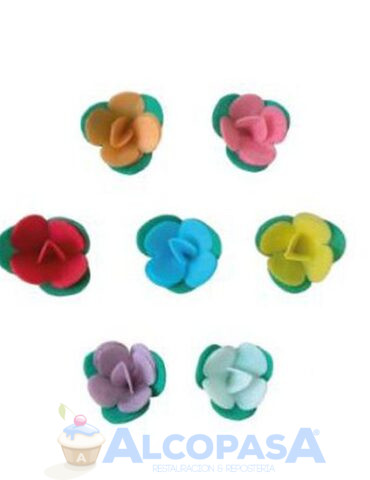 FLORES DE OBLEA SURTIDA ABIERTA PEQ (CAJA 180Uds)