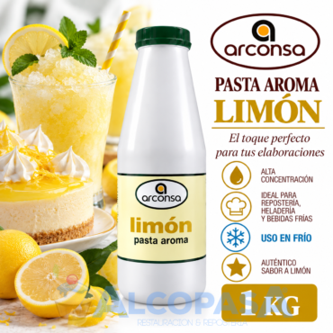 PASTA AROMA DE LIMÓN PA-15 ARCONSA (BOTE 1kg)