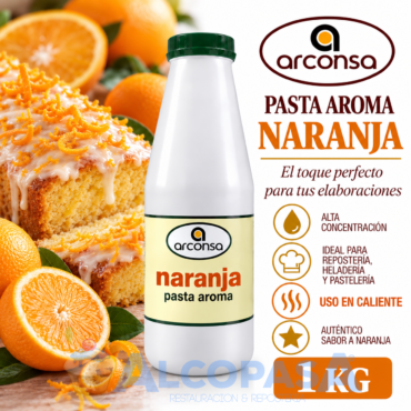 PASTA AROMA DE NARANJA CN ARCONSA (BOTE 1Kg)