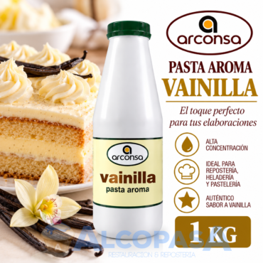 PASTA AROMA DE VAINILLA ARCONSA (BOTE 1Kg)