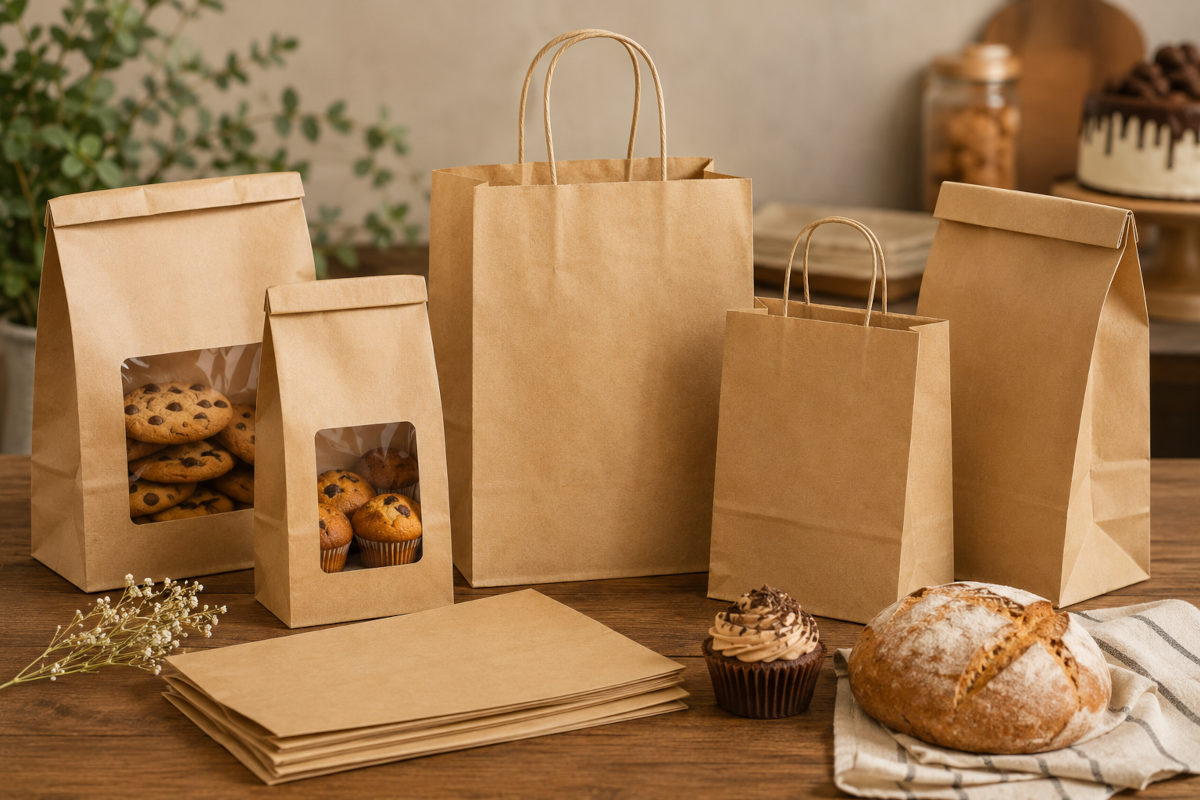Bolsas de papel kraft para repostería cómo elegir - alcopasa.es
