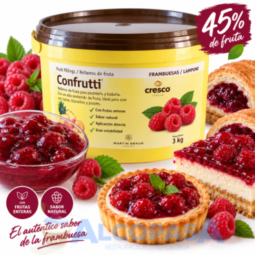 CONFRUTTI FRAMBUESA 45% CRESCO (CUBO 3Kg)