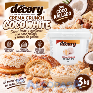 CREMA CRUNCH "COCO WHITE" (CUBO 3Kg)