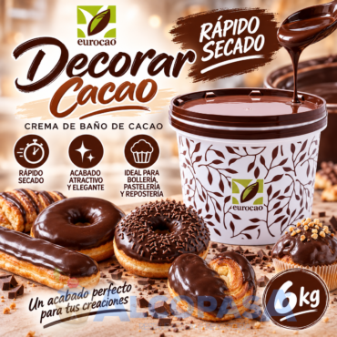 CREMA DECORAR CACAO (CUBO 6Kg)