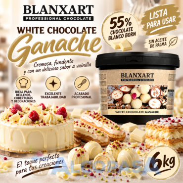 CREMA GANACHE WHITE BLANXART (CUBO 6Kg)