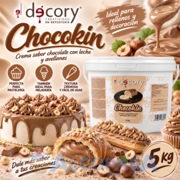 CREMA LECHE AVELLANA DECORY "KINDER" (CUBO 5kg)