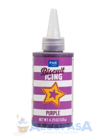 GLASEADO PARA GALLETAS PME MORADO (BOTE 120g)