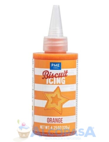 GLASEADO PARA GALLETAS PME NARANJA (BOTE 120g)