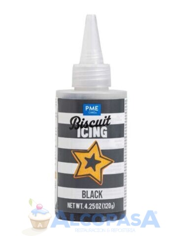 GLASEADO PARA GALLETAS PME NEGRO (BOTE 120g)