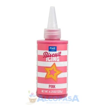 GLASEADO PARA GALLETAS PME ROSA (BOTE 120g)
