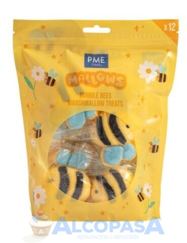MARSHMALLOW ABEJAS PME (BOLSA 12Uds)