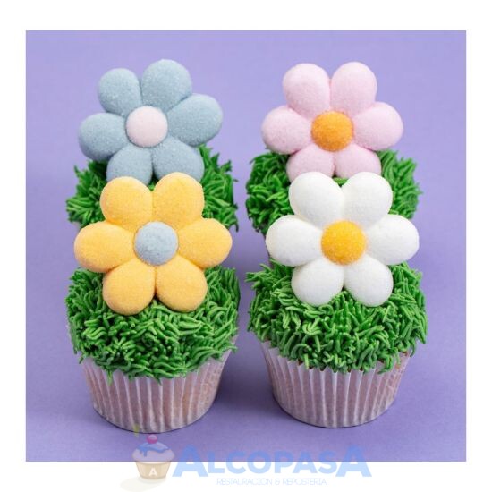 MARSHMALLOW FLORES PASTEL PME (BOLSA 12Uds) - Imagen 2