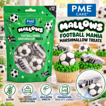 MARSHMALLOW FUTBOL PME (BOLSA 12Uds)