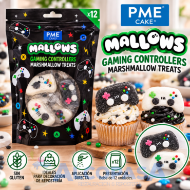 MARSHMALLOW GAMER PME (BOLSA 12Uds)