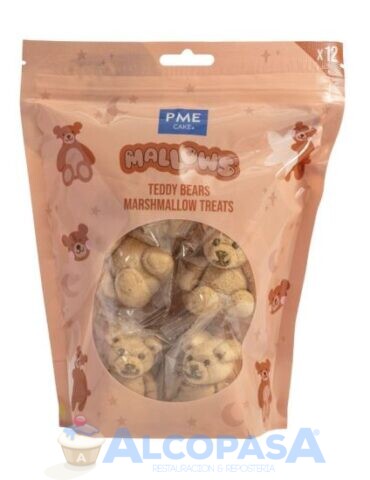 MARSHMALLOW OSITOS PME (BOLSA 12Uds)