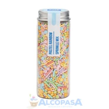 MEZCLA DE SPRINKLES PME ARCOIRIS PASTEL (BOTE 76g)
