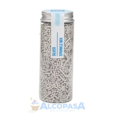 MEZCLA DE SPRINKLES PME PLATEADO (BOTE 76g)