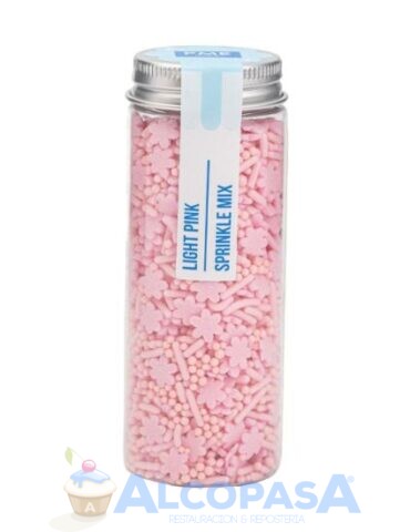 MEZCLA DE SPRINKLES PME ROSA CLARO (BOTE 76g)