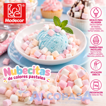 MINI NUBES COLORES PASTELES BRAUN (BOLSA 1Kg)