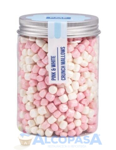 MINI NUBES MALLOWS PME ROSA Y BLANCO (BOTE 86g)