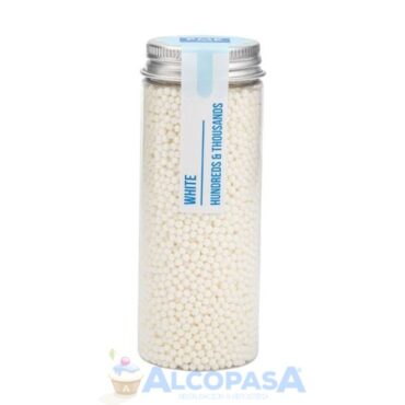 MINI PERLAS - SPRINKLES PME BLANCO (BOTE 86g)