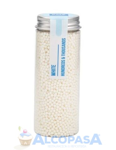 MINI PERLAS - SPRINKLES PME BLANCO (BOTE 86g)