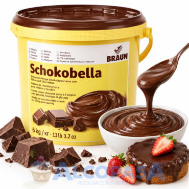 SCHOKOBELLA CHOCOLATE BRAUN (CUBO 6Kg)