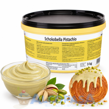 SCHOKOBELLA PISTACHIO BRAUN (CUBO 3Kg)