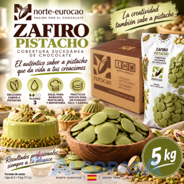 COBERTURA ZAFIRO PISTACHO (BOLSA 5Kg)