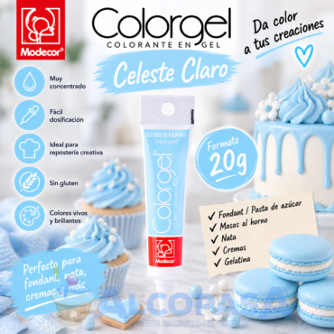 COLORANTE EN GEL CELESTE 1837 (BOTE 20g)
