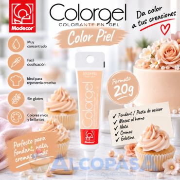 COLORANTE EN GEL COLOR PIEL (TUBO 20gr.)23268
